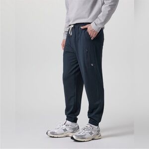 Vuori Men's Navy Jogger Sweatpants